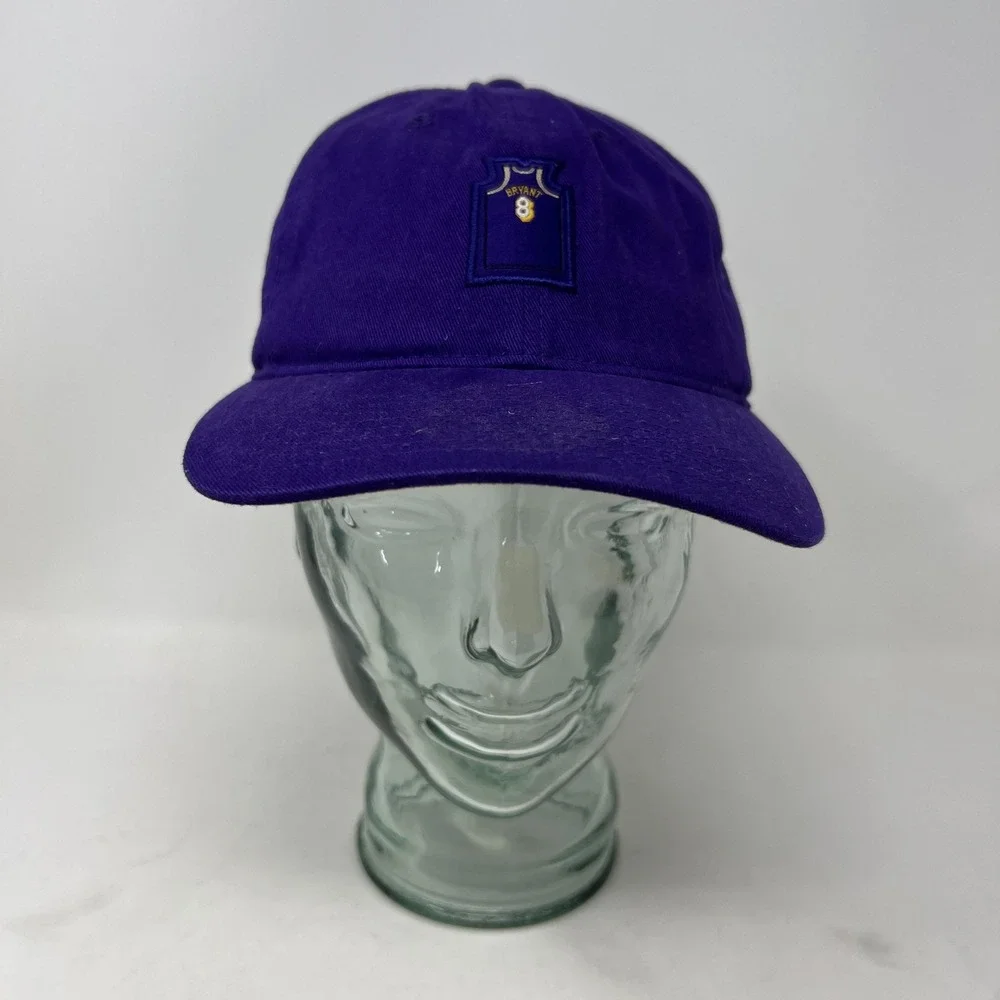 Mitchell & Ness Hardwood Classics Kobe Bryant 8 Lakers Dad Hat Purple Gold Strap
